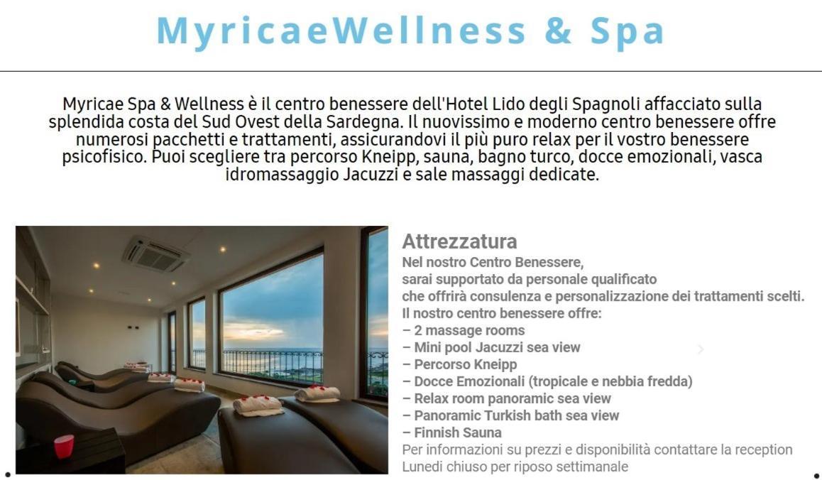 Hotel Lido Degli Spagnoli Wellness & Spa Portoscuso Eksteriør billede
